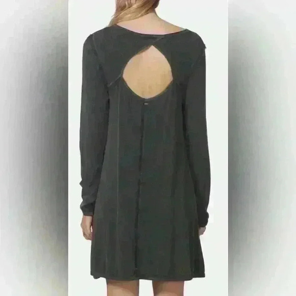 Rip Curl Womens Margeaux Viscose Dress Charcoal Size S‎ - Picture 10 of 10